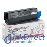 Genuine Okidata 42127402 C5100 / C5300 High Yield Toner Magenta , Okidata - Laser Printer Oki C5100, C5100N, C5150N, C5200N, C5250, C5300, C5300N, C5400, C5400N, C5450, C5510MFP, - Multi Function Oki C5510N