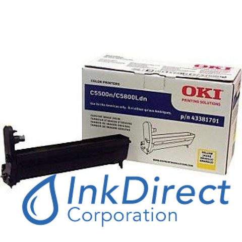 Genuine Okidata 43381701 Type C8 Drum Unit Yellow