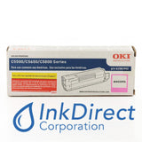 Genuine Okidata 43381902 C5500 Standard Yield Toner Cartridge Magenta