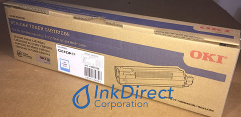 Genuine Okidata 44059235 CX2633MFP Toner Cartridge Cyan Toner Cartridge , Okidata - CX 2366 MFP, 2633MFP, - Multi Function CX 2633, 2633t2,