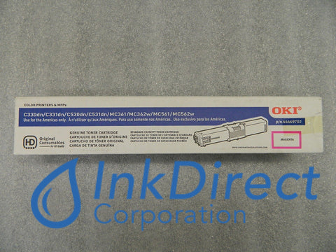 Genuine Okidata 44469702 Type C17 - Standard Yield Toner Cartridge Magenta