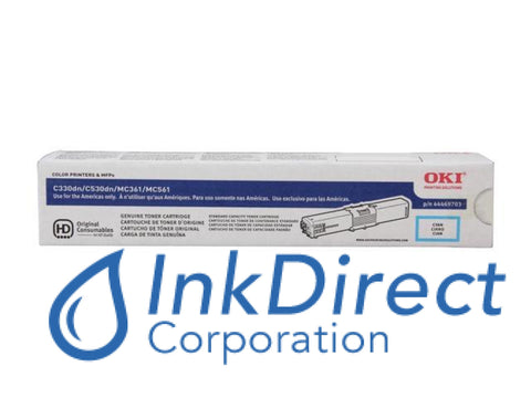 Genuine Okidata 44469703 Type C17 - Standard Yield Toner Cartridge Cyan