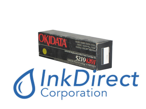 Genuine Okidata 52104201 Ol400 Toner Black , Okidata - Fax Laser OKIFax 2000, 2100, 3000, FO2100+, FO2300, L25, L35, - Laser Printer DOC-IT 3000, 4000, OKILaser 800, OL 400, 400SRS, 800, 800SRS, 810, 820, 830, 840, 850