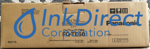 Genuine Panasonic Fqte60 Fq-Te60 Toner Cartridge Black , Panasonic - Copier 7160