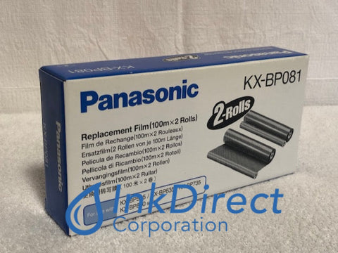 Genuine Panasonic KXBP081 KX-BP081 Film Black Film , Panasonic - Ribbon Printer KX BP535, BP635, BP735, BP800,
