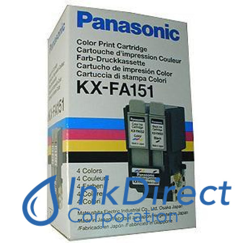 Genuine Panasonic Kxfa151 Kx-Fa151 Ink Jet Cartridge Color