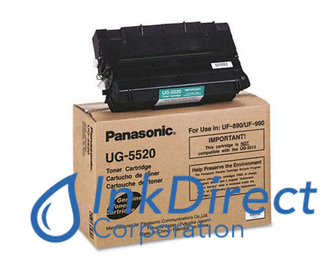 Genuine Panasonic Ug5520 Ug-5520 Toner Cartridge Black , Panasonic - Fax Laser UF 890, 990