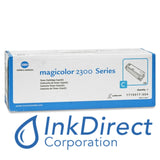Genuine QMS 1710517004 1710517-004 MagiColor 2300 Standard Yield Toner Cyan Toner