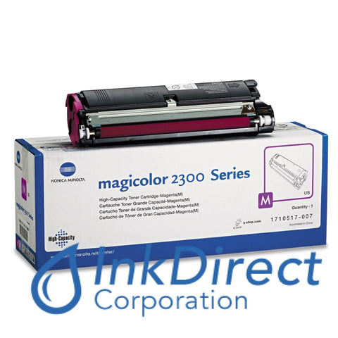 Genuine QMS 1710517007 1710517-007 MagiColor 2300 High Yield Toner Magenta Toner
