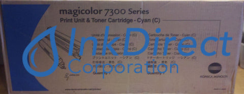 Genuine Qms 1710530004 1710530-004 Magicolor 7300 Toner Cyan