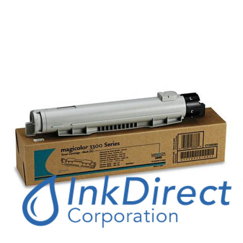 Genuine Qms 1710550001 1710550-001 Magicolor 3300 Toner Cartridge Black