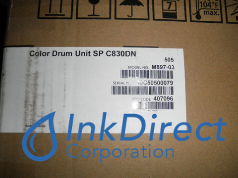 Genuine Ricoh 407096 Sp C830Dn Drum Unit Color