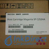 Genuine Ricoh 407655 Sp C252Ha Toner Cartridge Magenta