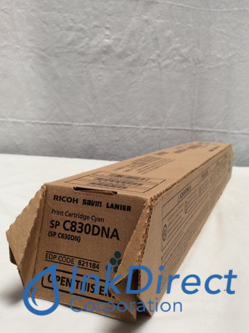 Genuine Ricoh 821184 821120 SP C830DNA Toner Cartridge Cyan SP C830DN C831DN LP137CN 142CN CLP 37DN 42DN Toner Cartridge
