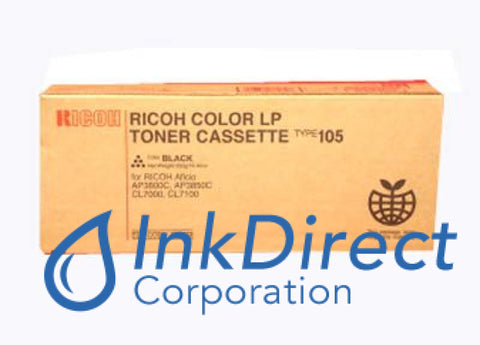 Genuine Ricoh 885372 888030 Type 105 Toner Cartridge Black