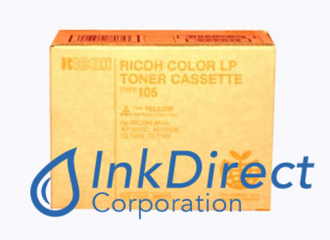 Genuine Ricoh 885373 888035 Type 105 Toner Cartridge Yellow