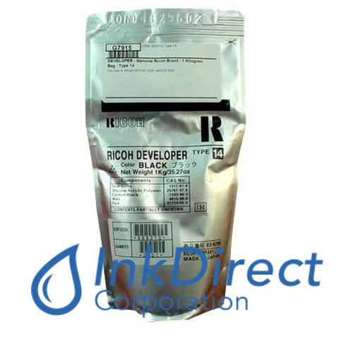 Genuine Ricoh 888010 - L 63-6299 - A2949640 Type 14 Developer / Starter Black