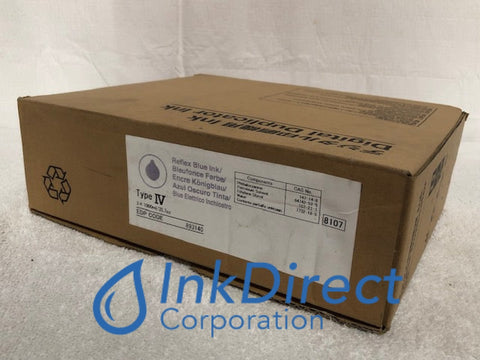 Genuine Ricoh 893140 Type V Ink Reflex Blue JP5000 JP5500 JP8000 JP8500 Ink , Ricoh   - Duplicator  JP 5000,  5500,  8000,  8500,  Savin   -    3450DNP,  3460DNP,  3350DNP,  3360DNP,