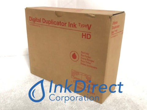 Genuine Ricoh 893142 Type V Ink Red JP8000 JP8500 Ink , Ricoh   - Duplicator  JP 8000,  8500,  Savin   -    3450DNP,  3460DNP,