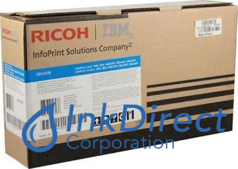 Genuine Ricoh Ibm 39V2438 Toner Cartridge Cyan