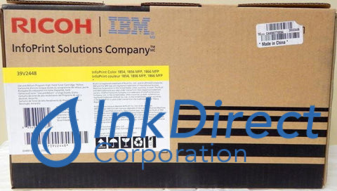 Genuine Ricoh Ibm 39V2448 Toner Cartridge Yellow