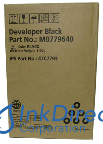Genuine Ricoh M0779640 M077-9640 Developer Black