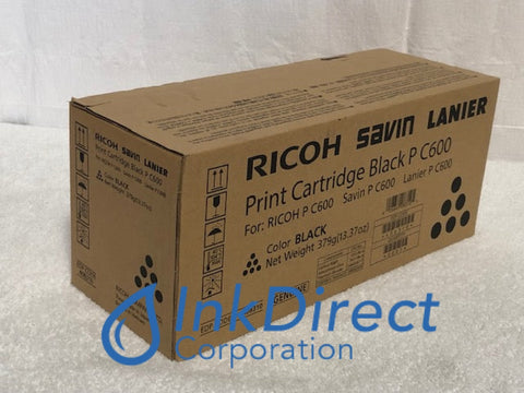 Genuine Ricoh Savin Lanier 408310 P C600 Toner Cartridge Black Toner Cartridge , Ricoh Savin Lanier   - Color Printer  P C600,