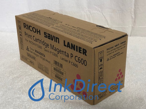 Genuine Ricoh Savin Lanier 408312 P C600 Toner Cartridge Magenta Toner Cartridge , Ricoh Savin Lanier   - Color Printer  P C600,