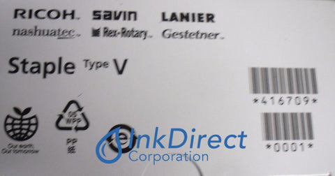 Genuine Ricoh Savin Lanier 416709 Type V Staple Cartridge Staple Cartridge