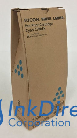 Genuine Ricoh Savin Lanier 828089 C700Ex Toner Cartridge Cyan