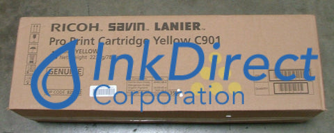 Genuine Ricoh Savin Lanier 828250 828125 828182 C901 Toner Cartridge Yellow Digital Copier  Pro C901,  C901S,