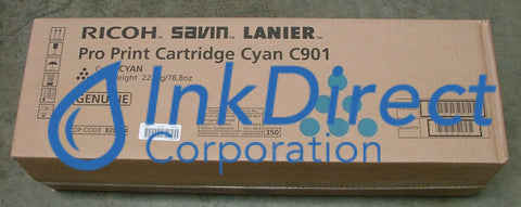 Genuine Ricoh Savin Lanier 828252 828127 828184 C901 Toner Cartridge Cyan Digital Copier  Pro C901,  C901S,