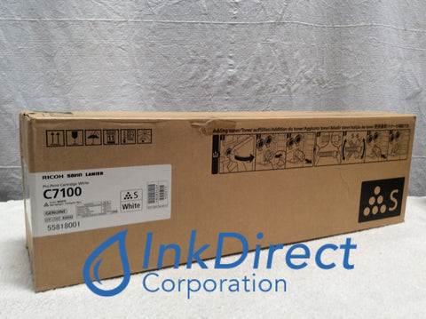 Genuine Ricoh Savin Lanier 828342 Print Cartridge White Pro C7100 C7100SX C7100X Toner Cartridge , Ricoh - Multi Function Pro C7100, C7100SX, C7100X,