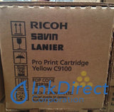 Genuine Ricoh Savin Lanier 828381 Type C9100 Print Cartridge Yellow Pro