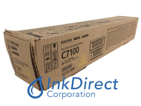 Genuine Ricoh Savin Lanier 828385 828327 C7100 Print Cartridge Yellow Pro Print Cartridge