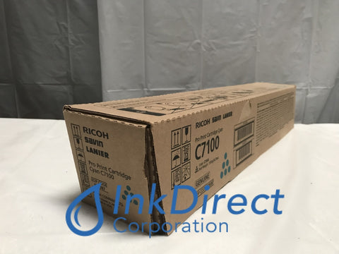 Genuine Ricoh Savin Lanier 828387 828329 C7100 Print Cartridge Cyan Pro Print Cartridge