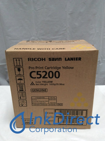 Genuine Ricoh Savin Lanier 828423 C5200 Print Cartridge Yellow C5200s C5210s Toner Cartridge , Ricoh Savin Lanier   - Laser Printer  Pro C5200s,  C5210s,