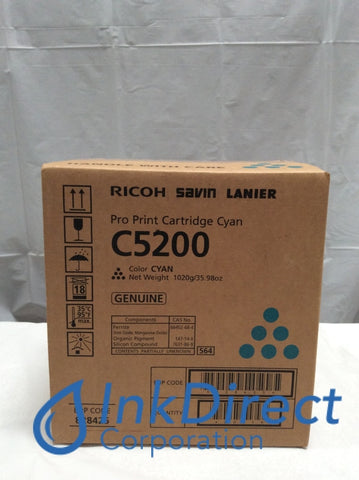 Genuine Ricoh Savin Lanier 828425 C5200 Print Cartridge Cyan C5200s C5210s Toner Cartridge , Ricoh Savin Lanier   - Laser Printer  Pro C5200s,  C5210s,