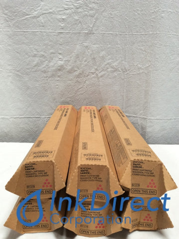 Genuine Ricoh Savin Lanier 841278 841-278 MP C3300 Print Cartridge Magenta (lot of 6) MP C2800 C3300 LD 528C 528CG 528CSPF 533C 533CG 