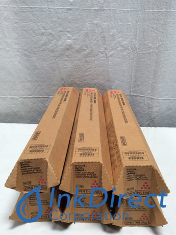 Genuine Ricoh Savin Lanier 841286 841-286 MP C5000 Print Cartridge Magenta (lot of 6) MP C4000 C5000 C4040 5050 LD 540C 550C Print Cartridge