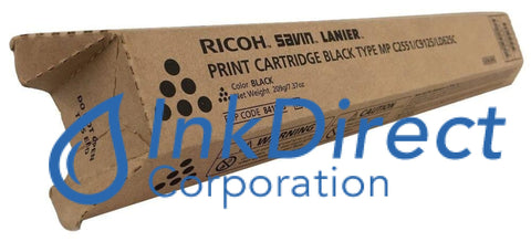 Genuine Ricoh Savin Lanier 841500 841586 Mp C2551 High Yield Print Cartridge Black