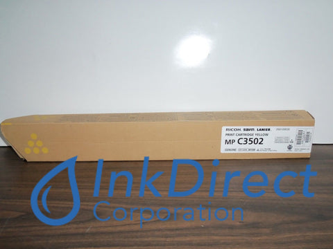 Genuine Ricoh Savin Lanier 841648 841-648 841736 Mp C3502 Print Cartridge Yellow