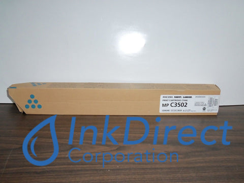 Genuine Ricoh Savin Lanier 841650 841-650 841738 Mp C3502 Print Cartridge Cyan