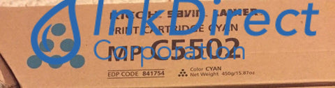 Genuine Ricoh Savin Lanier 841754 841682 Mp C5502 Print Cartridge Cyan