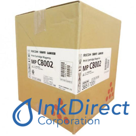 Genuine Ricoh Savin Lanier 841782 842085 Mp C8002 Print Cartridge Magenta