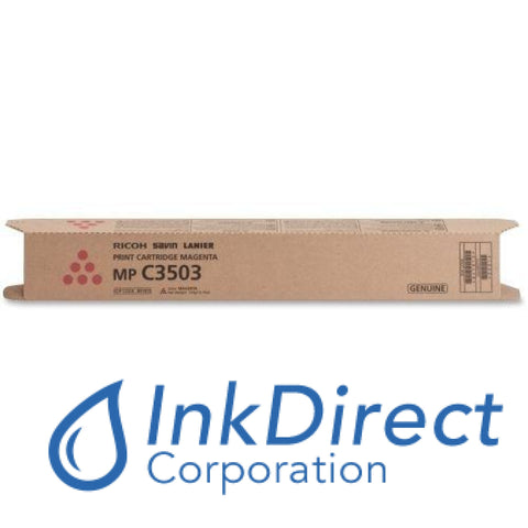 Genuine Ricoh Savin Lanier 841819 841815 Mp C3503 Print Cartridge Magenta