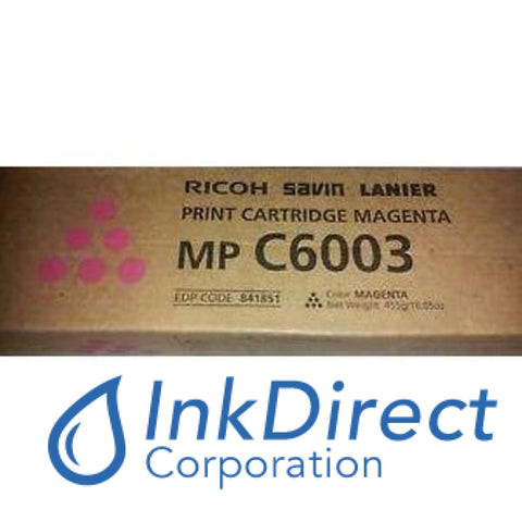 Genuine Ricoh Savin Lanier 841851 841855 Mp C6003 Print Cartridge Magenta Multi Function  AFICIO MP C4503,  MP C5503,  MP C6003,  AFICIO COLOR  MP C6004SP