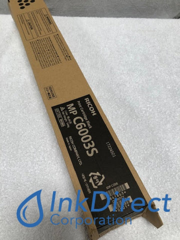 Genuine Ricoh Savin Lanier 841865 (841849) MP C6003 Print Cartridge Black Print Cartridge , Ricoh   - Multi Function  AFICIO MP C4503,  MP C5503,  MP C6003,  AFICIO COLOR  MP C6004SP,  MP  C4504,  C4504ex,  C5504,  C6004,  C6004e