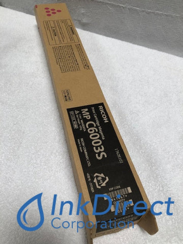 Genuine Ricoh Savin Lanier 841867 (841851) MP C6003 Print Cartridge Magenta MP C4503 C5503 C6004 Print Cartridge , Ricoh   - Multi Function  AFICIO MP C4503,  MP C5503,  MP C6003,  AFICIO COLOR  MP C6004SP,  MP  C4504,  C4504ex,  C5504,  C6004,  C6004e