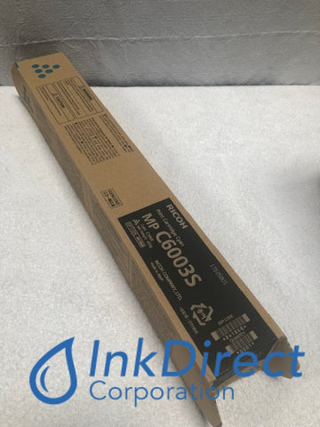 Genuine Ricoh Savin Lanier 841868 (841852) MP C6003 Print Cartridge Cyan MP C4503 C5503 C6004 Print Cartridge , Ricoh   - Multi Function  AFICIO MP C4503,  MP C5503,  MP C6003,  AFICIO COLOR  MP C6004SP,  MP  C4504,  C4504ex,  C5504,  C6004,  C6004ex,